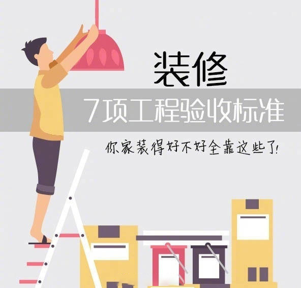 裝修7項工程驗收標準，讓“豆腐渣”工程無處遁形~